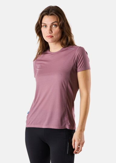 Swedemount Ultra Light Tee W Dk. Mauve 38 Løpe T-Shirts