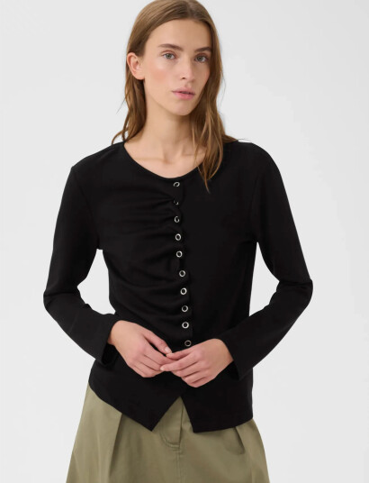 Karen By Simonsen Kbelizabeth Ls Tee Black XXL