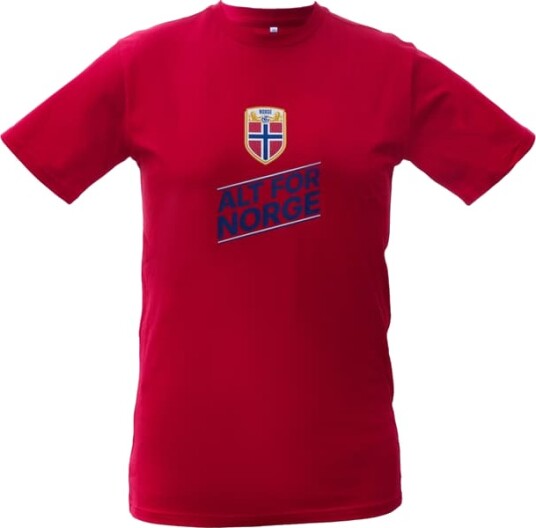 Magic Store NOR T-skjorte ALT FOR NORGE 0100-25040-XS Rød XS