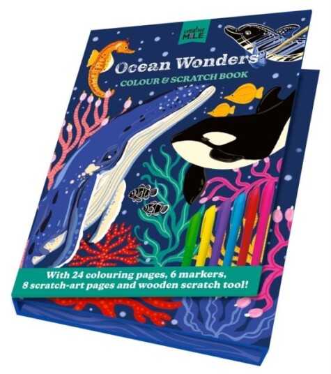 Ocean Wonders Colour and Scratch Book Ocean Wonders Colour and Scratch Book