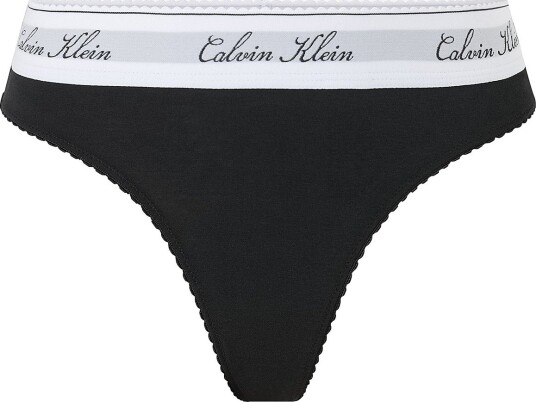 Calvin Klein Underwear Stringtruse Thong Svart Calvin Klein Underwear Stringtruse Thong Svart