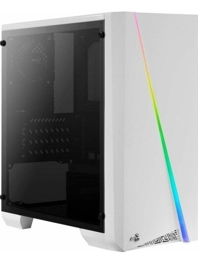Aerocool Cylon Mini Tower Kabinett Hvit Micro-ATX med RGB Belysning Aerocool Cylon Mini Tower Kabinett Hvit Micro-ATX med RGB Belysning
