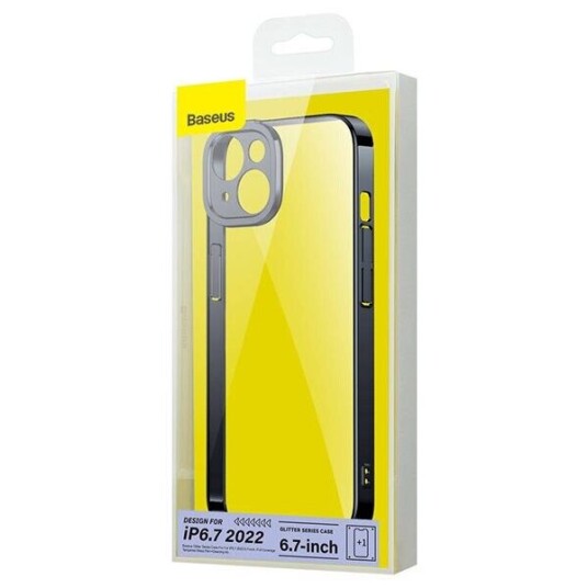 Baseus Iphone 14 Plus Deksel Glitter Series Svart