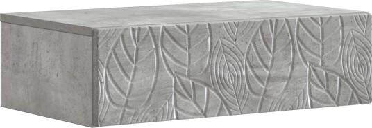 vidaXL Vegghengt Sidebord Betonggrå 59 x 34,5 x 17 cm Konstruert tre
