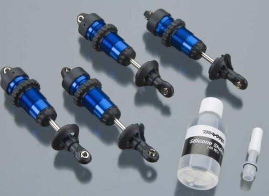 Traxxas 5460A Aluminum GTR Shocks Blue Revo/Jato/Slayer 4