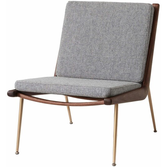 &Tradition Boomerang HM1 Loungestol Valnøtt / Hallingdal 130