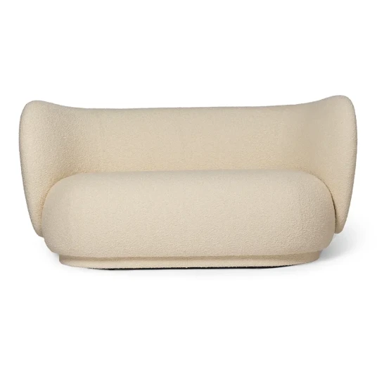 Ferm Living Rico 2 seter sofa Boucle Off White Ferm Living Rico 2 seter sofa Boucle Off White