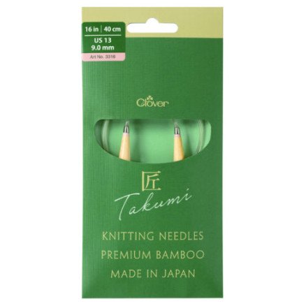 Clover Takumi Pro Rundpinne Bambus med kulelager 40cm 9,0mm