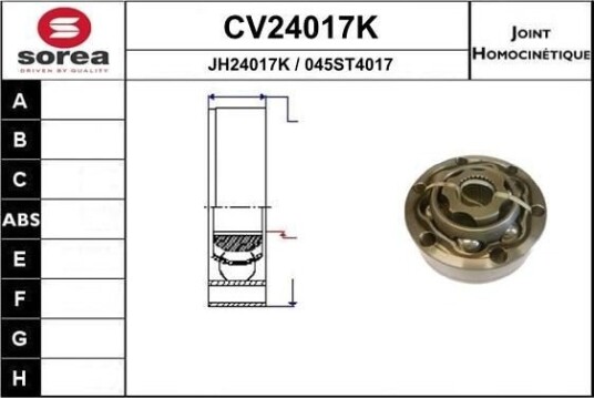 Drivledd EAI CV24017K Drivledd EAI CV24017K