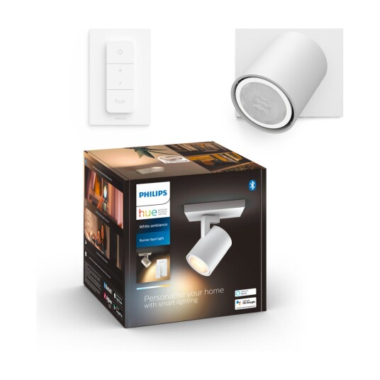 Philips Hue WA Runner Enkel Spot 1x5W Hvit - 60563 Philips Hue WA Runner Enkel Spot 1x5W Hvit - 60563