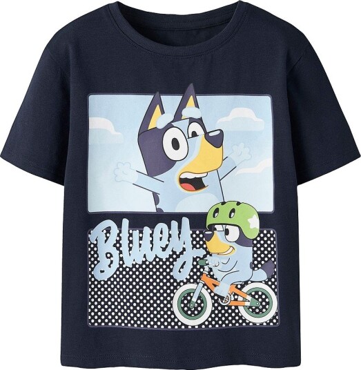 Name It T skjorte nmmMalih Bluey Blå Name It T skjorte nmmMalih Bluey Blå