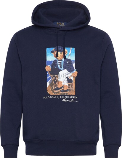 Polo Ralph Lauren Polo Bear Fleece Hoodie   Navy   L