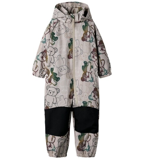 Name It Alfa Bears Softshelldress til barn chateau gray 110 Name It Alfa Bears Softshelldress til barn chateau gray 110