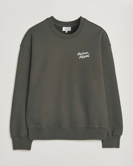 Maison Kitsuné Handwriting Sweatshirt Beluga Maison Kitsuné Handwriting Sweatshirt Beluga