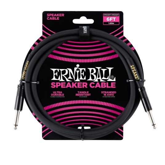 Ernie Ball Eb-6072 Superior Speaker Cable, 1,8 Meter Ernie Ball Eb-6072 Superior Speaker Cable, 1,8 Meter