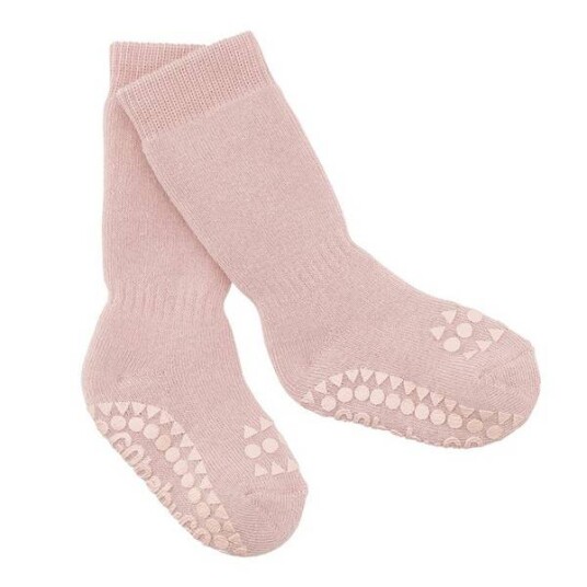 Go Baby Go Gobabygo Krabbesokker I Bomull, Dusty Rose