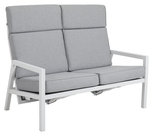 Brafab Belfort 2-pers. Loungesofa - Hvit/Lys Grå Brafab Belfort 2-pers. Loungesofa - Hvit/Lys Grå