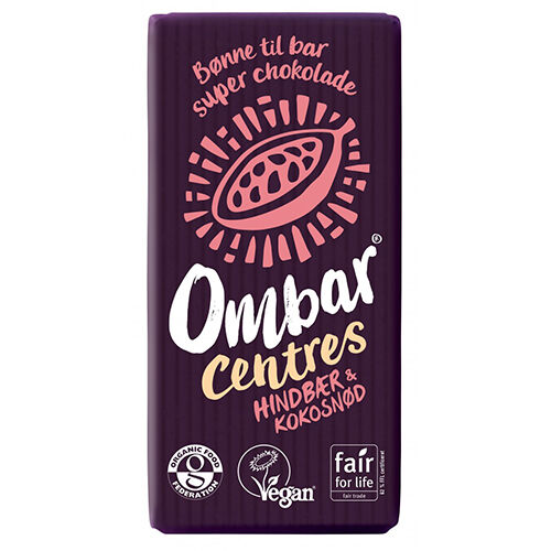 Ombar Bringebær & Kokosnøtt Ø 70g