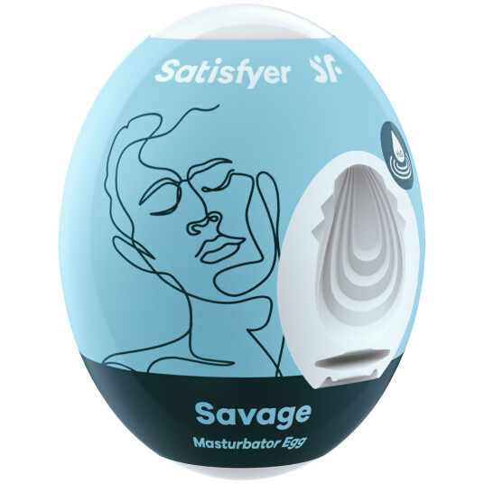 Satisfyer Savage Masturbator Egg       - Hvit