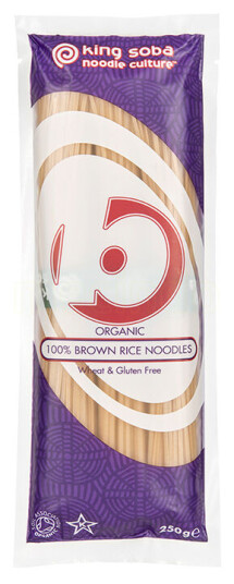 King Soba Brun Ris Nudler Ø 250g King Soba Brun Ris Nudler Ø 250g