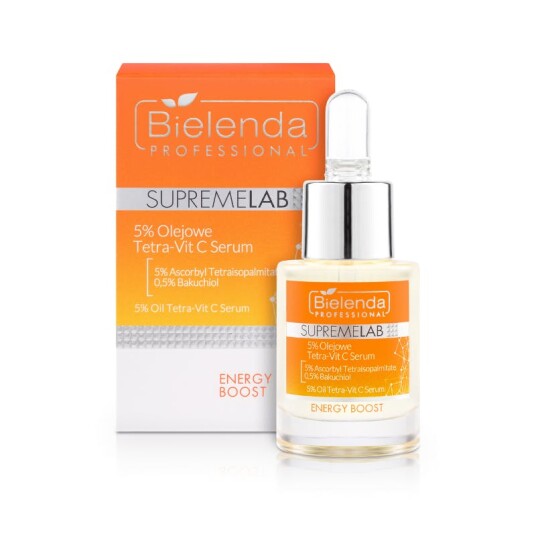 Bielenda IS Supremelab Energy Boost 5% Tetra-Vit C Oil Serum 15 ml Serum