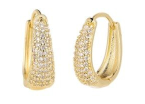 By Sophia Sparkling Chunky Hoops By Sophia Sparkling Chunky Hoops