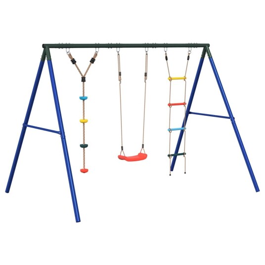 Utendørs huskesett med huske stige skivehuske 8721102687815 Utendørs huskesett med huske stige skivehuske 8721102687815