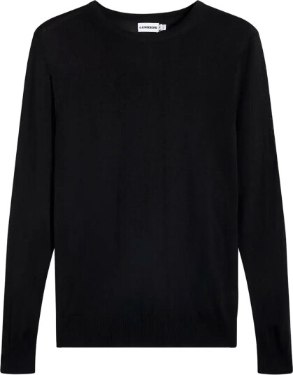 J. Lindeberg M Merino C Neck Sweater   BLACK   XXL