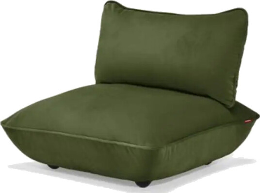 Fatboy sumo seat velvet sofamodul recycled deep green