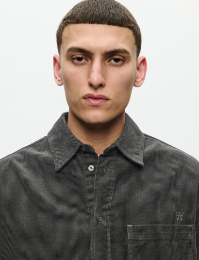 WOOD WOOD Wwcooper Shirt 25204 - Black - S