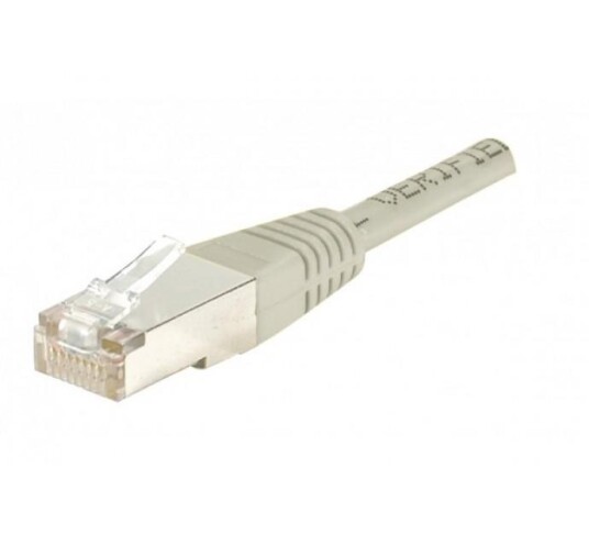EXC Patch Cord RJ45 CAT.5e F/UTP Copper Grey 1.50m