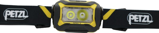 Petzl E070ab00 Hodelykt Aria® 2 Svart/Gul (E070ab00)