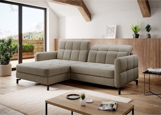 Seksjon Eltap Lorelle 225x160x105 cm Inari 23 Brun Venstre