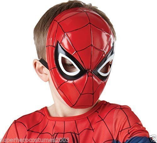 Rubies Spider-Man Ansiktsmaske for Barn - One Size Rubies Spider-Man Ansiktsmaske for Barn - One Size
