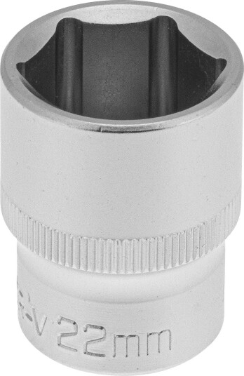 PELA 562400 Pipe Drivstørrelse 1/2", 6-Kant, Kort 22 mm