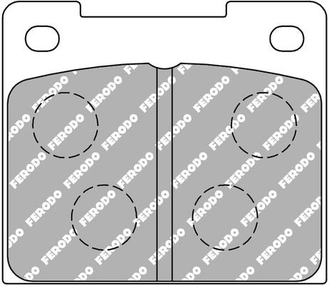 Bremseklosser FERODO RACING FCP809H