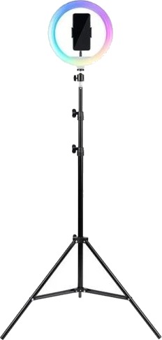 Havit St7026 Stativ Med Rgb Lysring (Svart)
