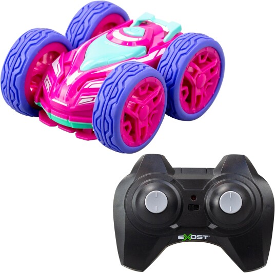 Silverlit Exost Mini Flip Radiostyrt Bil Rosa 1:34