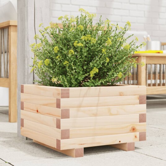 Plantekasse 40x40x26,5 cm heltre furu