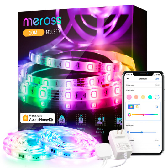 Meross MSL320 Smart WiFi LED Stripe RGB 10m HomeKit