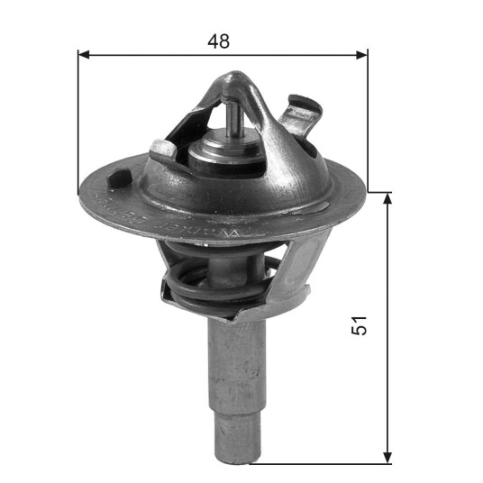 Termostat GATES TH38490G1 Termostat GATES TH38490G1