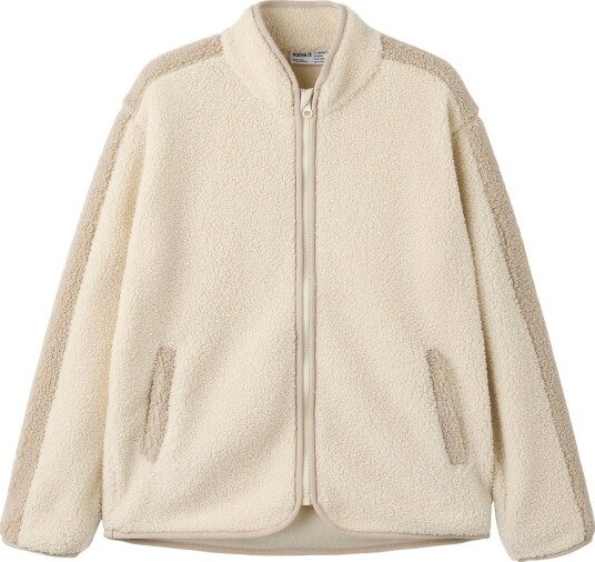 Name It Nkfomajal Nreg Teddy Jacket   BIRCH   146 152