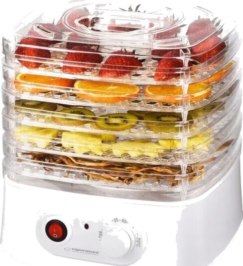 Esperanza KD004 Dehydrator for Frukt, Grønnsaker og Sopp 250W Esperanza KD004 Dehydrator for Frukt, Grønnsaker og Sopp 250W