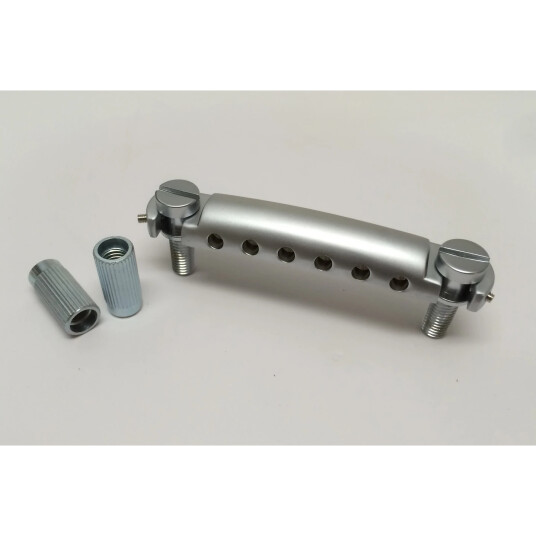 Tonepros T1z Sc - Metric Tailpiece Locking Stop Bar - Satin Chrome