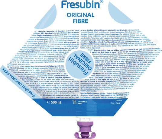 Fresubin Original Fibre sondeløsning 15x500 ml Fresubin Original Fibre sondeløsning 15x500 ml