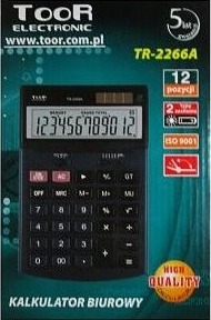Toor Electronic Toor Electronic Tr 2266A Kontorkalkulator