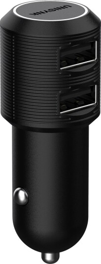 Unisynk 30W Dobbel USB Billader Svart med 2x USB-A Uttak