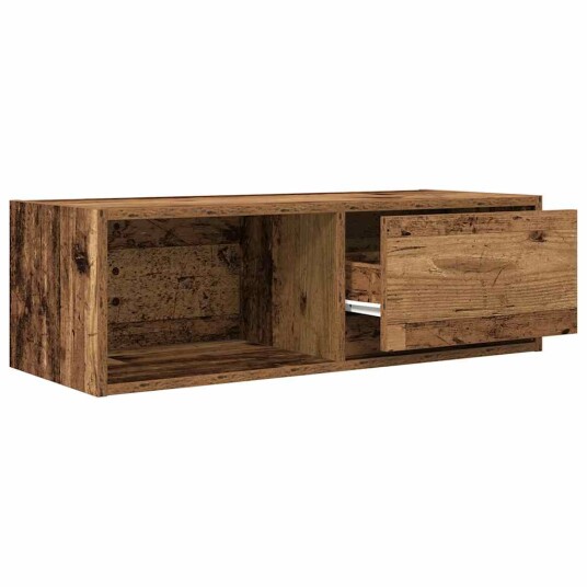 TV benker 2 stk gammelt tre 80x31x25,5 cm konstruert tre TV benker 2 stk gammelt tre 80x31x25,5 cm konstruert tre