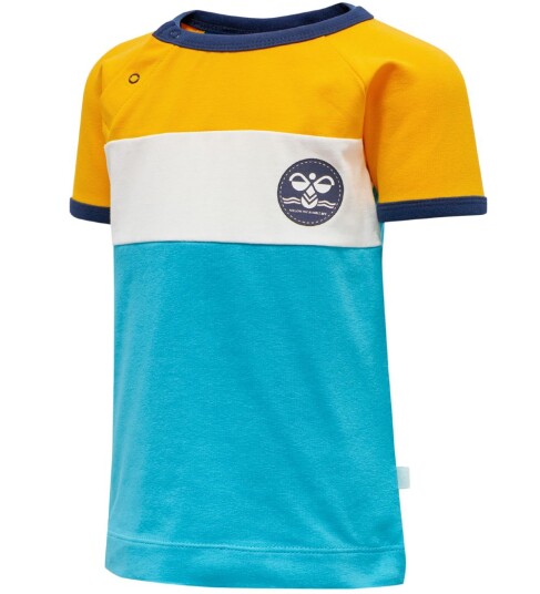 Hummel T skjorte hmlAnton Gul/Turkis 56 T skjorte Flerfarget Hummel T skjorte hmlAnton Gul/Turkis 56 T skjorte Flerfarget