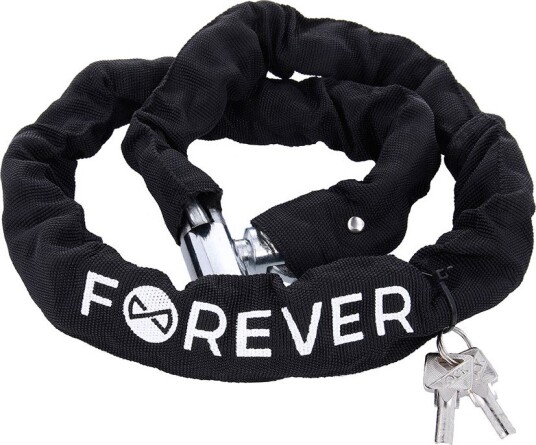 Sykkellås Forever CHL-105 Sykkelkjettinglås med nøkkel 90 cm Sykkellås Forever CHL-105 Sykkelkjettinglås med nøkkel 90 cm